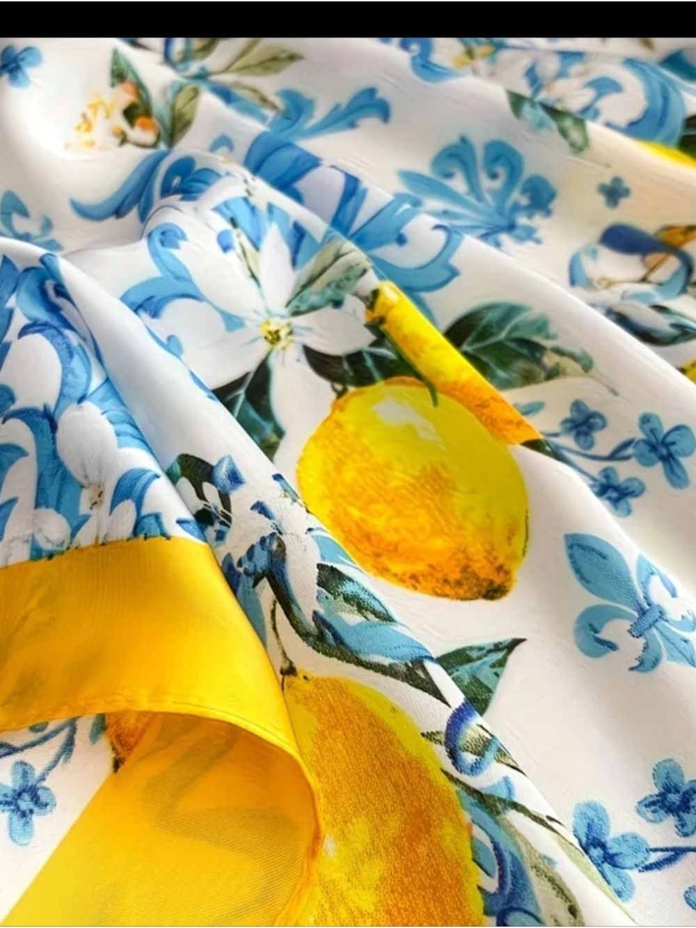 Lemon PRINT Fashion SCARF Soft BRAND new BOUTIQUE item - Picture 2 of 6